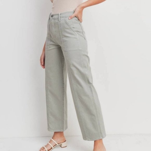 WILFRED FREE Modern Utility Wide Leg Pant (Size 2) - Picture 1 of 7
